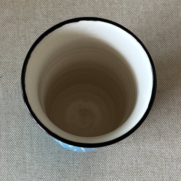 Vintage 1990 Signed Art Ceramic Vase Handcrafted 1990 - Picture 4 of 5